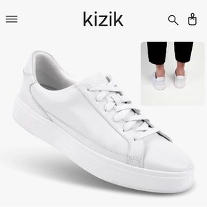 Kizik white leather Vegas. Women’s 10.5/Men’s 9. Good condition!